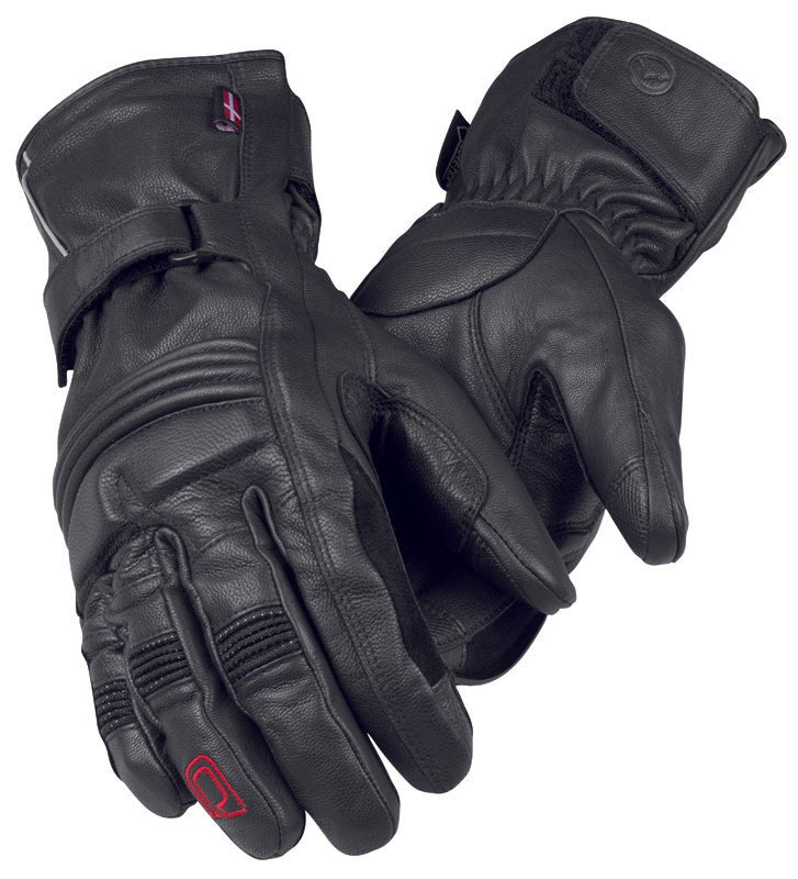 Dane Nibe 4 Motorcycle Gloves in Black 