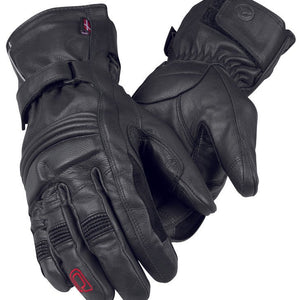 Dane Nibe 4 Motorcycle Gloves in Black 