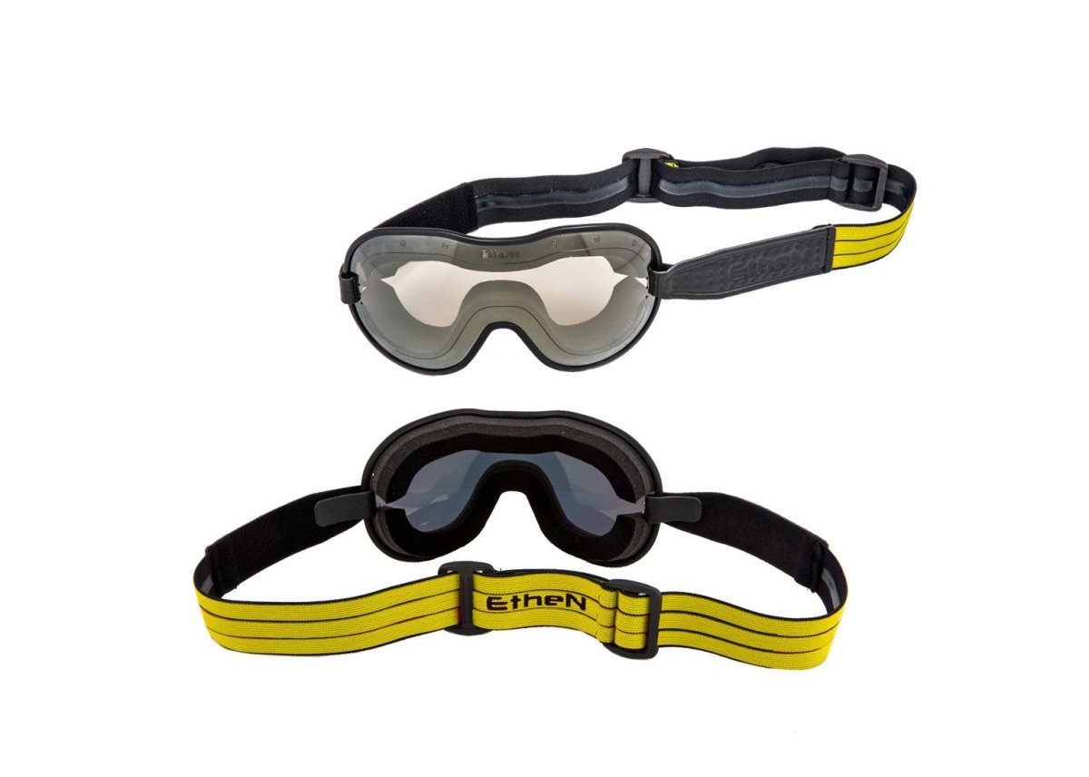 Ethen Cafe Racer Goggles - Yellow 