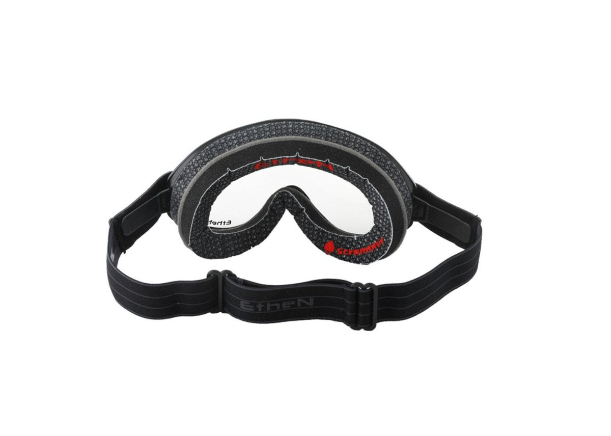 Ethen Scrambler Goggles - Black / Grey chequered 