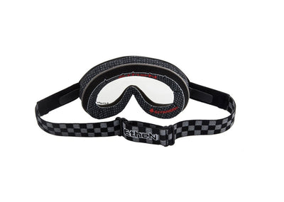Ethen Scrambler Goggles - Black / Grey chequered 