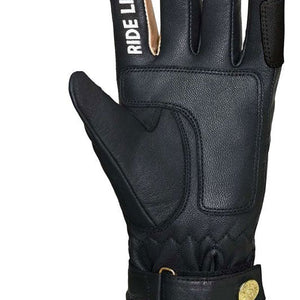 EUDOXIE Jody Burn Women's Gloves in Black and Gold 