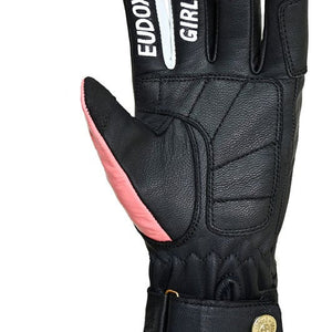 EUDOXIE Jody Nova Women's Gloves in Black and Pink 