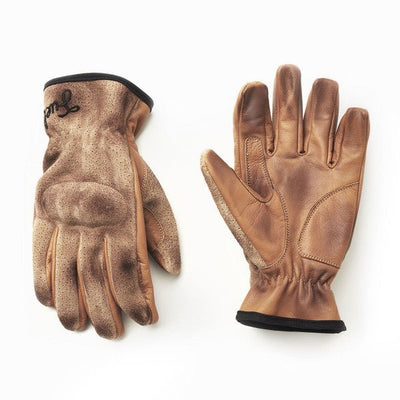 Fuel Flat Gloves in Brown