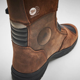 Fuel Motorcycle Rally Raid Boots - Brown - available at Veloce Club