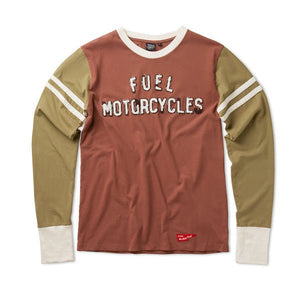 Fuel Old School Long Sleeve in Brown and Green - available at Veloce Club