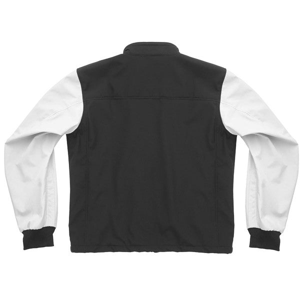 Fuel Patrol Softshell Jacket in Black and White - available at Veloce Club