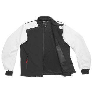 Fuel Patrol Softshell Jacket in Black and White - available at Veloce Club