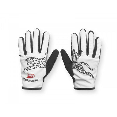 Fuel Racing Division Gloves in White