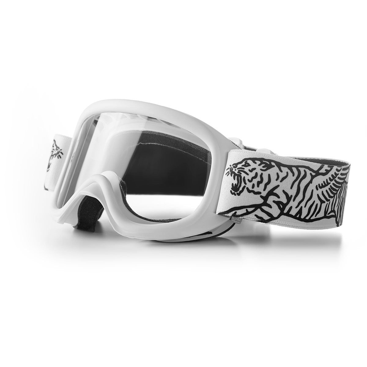 Fuel Racing Division Goggles - White - available at Veloce Club