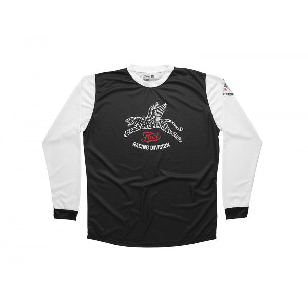 Fuel Racing Division Jersey in Black / White - available at Veloce Club