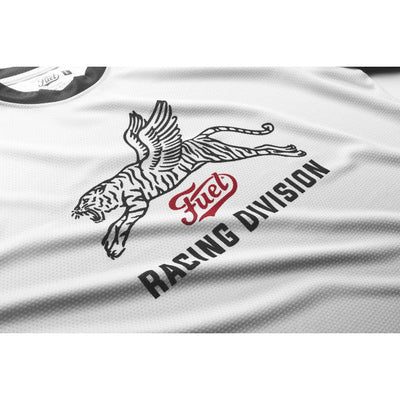 Fuel Racing Division Jersey in White / Black
