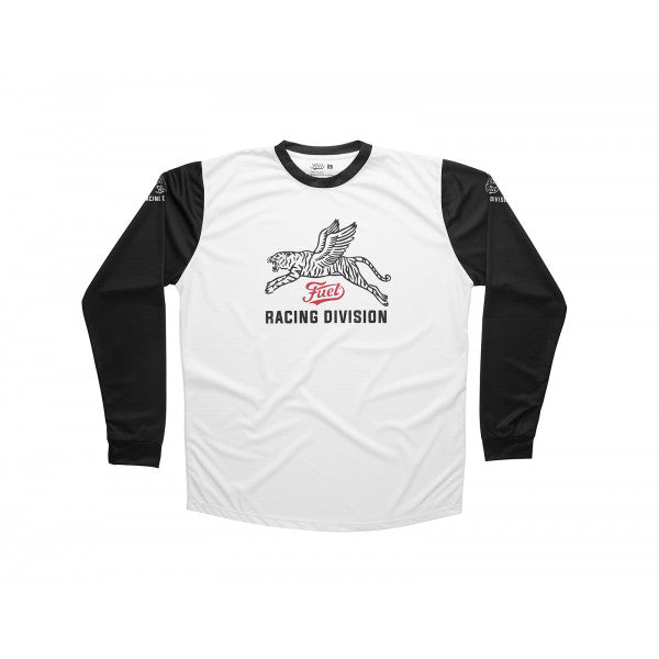 Fuel Racing Division Jersey in White / Black