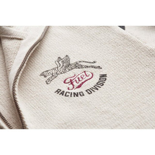 Fuel Racing Division Sweatshirt in White - available at Veloce Club