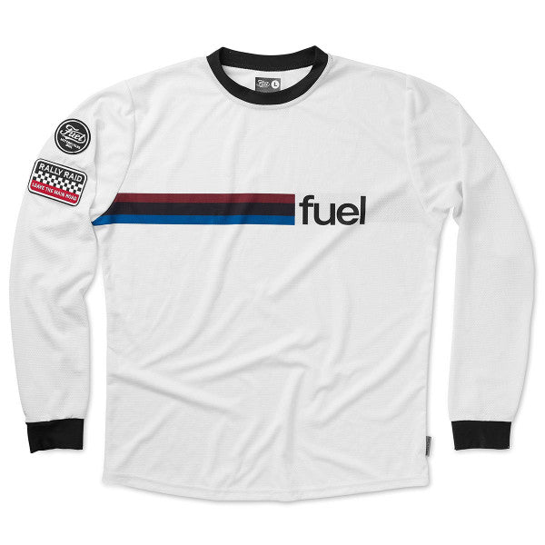 Fuel Rally Raid Jersey in White - available at Veloce Club