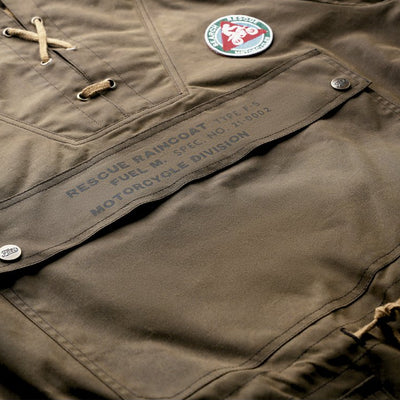 Fuel Rescue Raincoat in green