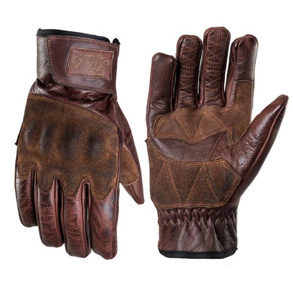 Fuel Rodeo Gloves in Brown - available at Veloce Club