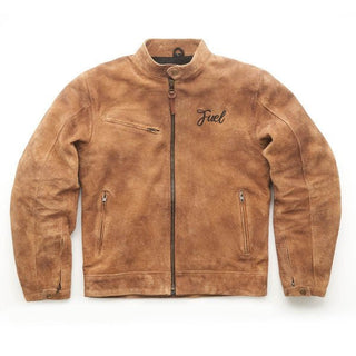 Fuel Sidewaze Leather Jacket in Tan 
