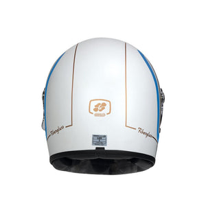 Garibaldi G07X Full Face Helmet in Sedona Graphics Matt White 