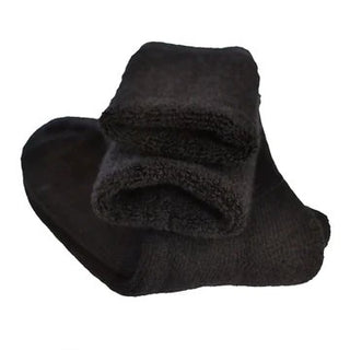 Goldtop 60% Wool Terry Socks - Black