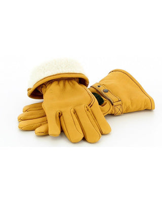 Kytone Double CE Motorcycle Gloves in Camel 