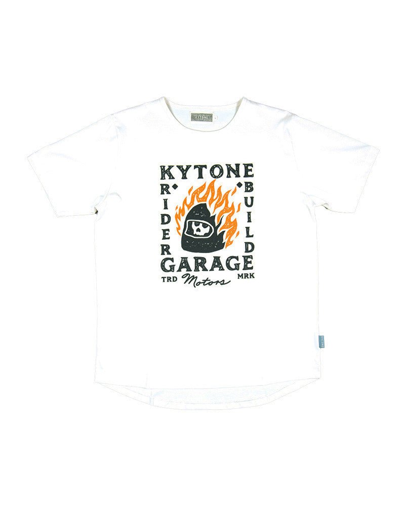 Kytone Ghost Rider T-shirt in White 