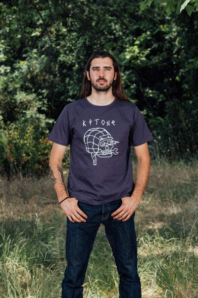 Kytone Outline T-shirt in Blue