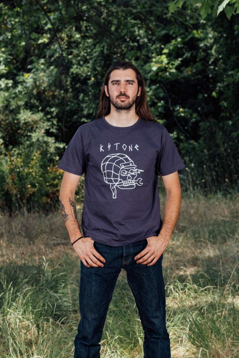 Kytone Outline T-shirt in Blue