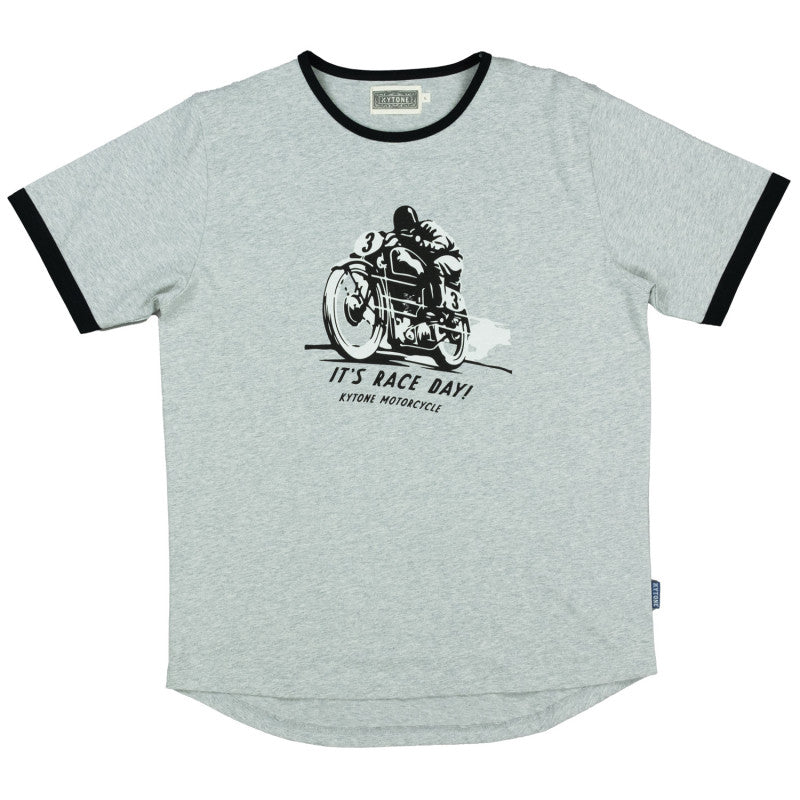 Kytone Race Day T-shirt in Grey 