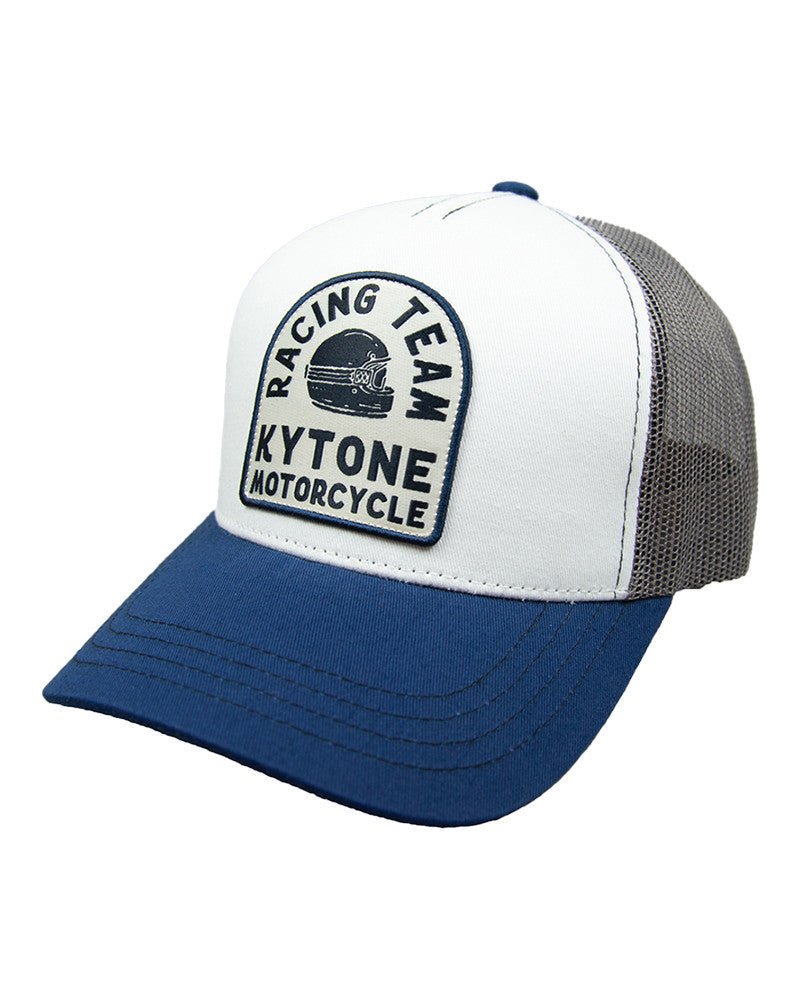 Kytone Racing Team cap in white/blue 