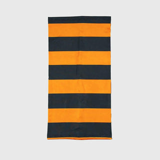 Kytone Stripes Neck tube in Black and Orange - available at Veloce Club