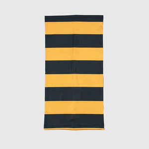 Kytone Stripes Neck tube in Black and Yellow 