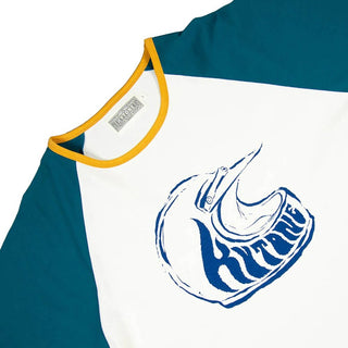 Kytone Visor Blue T-shirt in White 