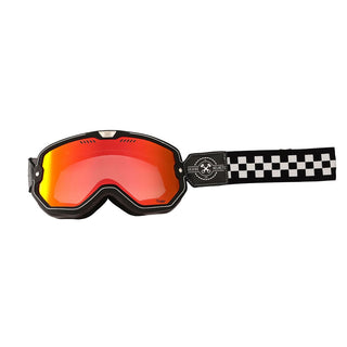 Origine Chequered Goggles - Black / White 