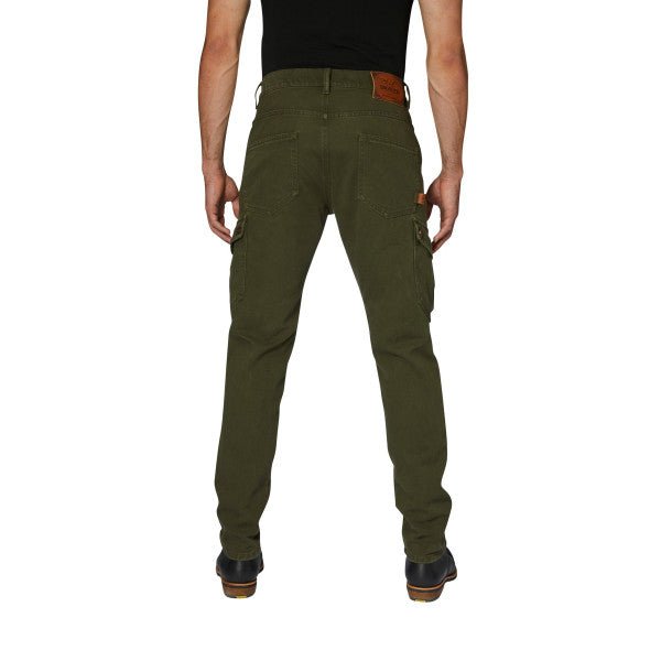 Rokker Cargo Slim Trousers in Olive 