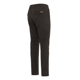 Rokker Chino Tweed Trousers in Dark Grey 