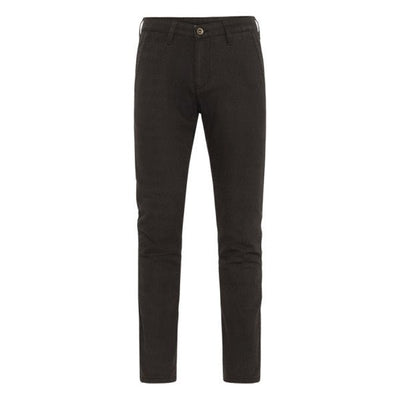 Rokker Chino Tweed Trousers in Dark Grey 