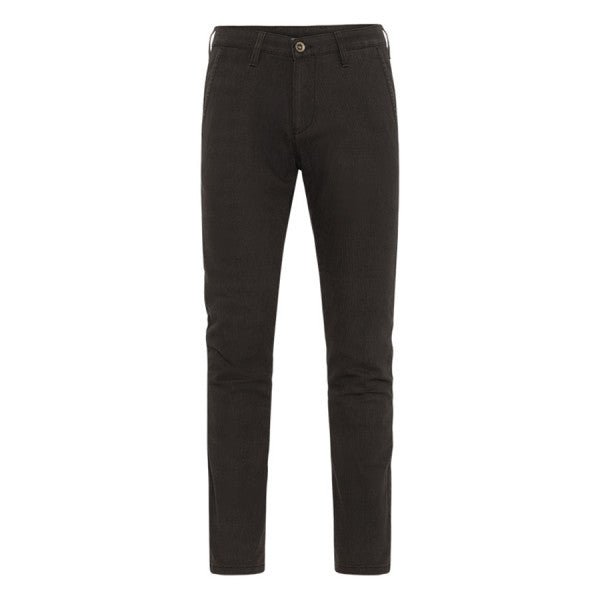 Rokker Chino Tweed Trousers in Dark Grey 