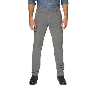 Rokker Chino Tweed Trousers in Grey 