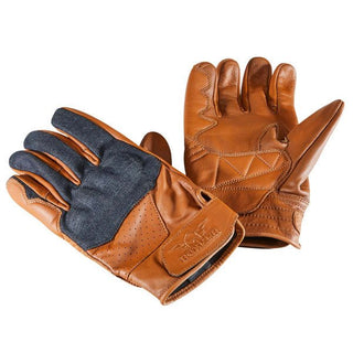 Rokker Denim Gloves in Brown