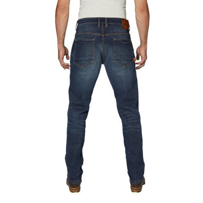 Rokker Rokkertech Tapered Slim Jeans in Dark Blue 