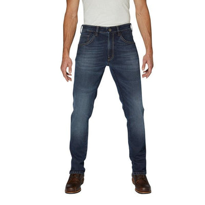 Rokker Rokkertech Tapered Slim Jeans in Dark Blue 