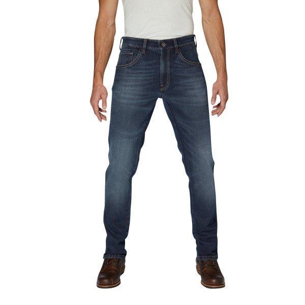 Rokker Rokkertech Tapered Slim Jeans in Dark Blue 