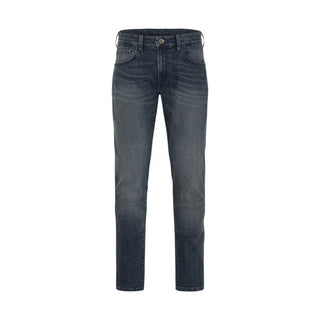 Rokker Rokkertech Tapered Slim Jeans in Mid Blue 