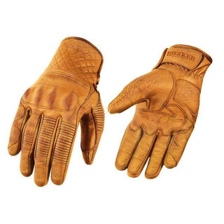 Rokker Tucson Leather Glove in Natural Yellow