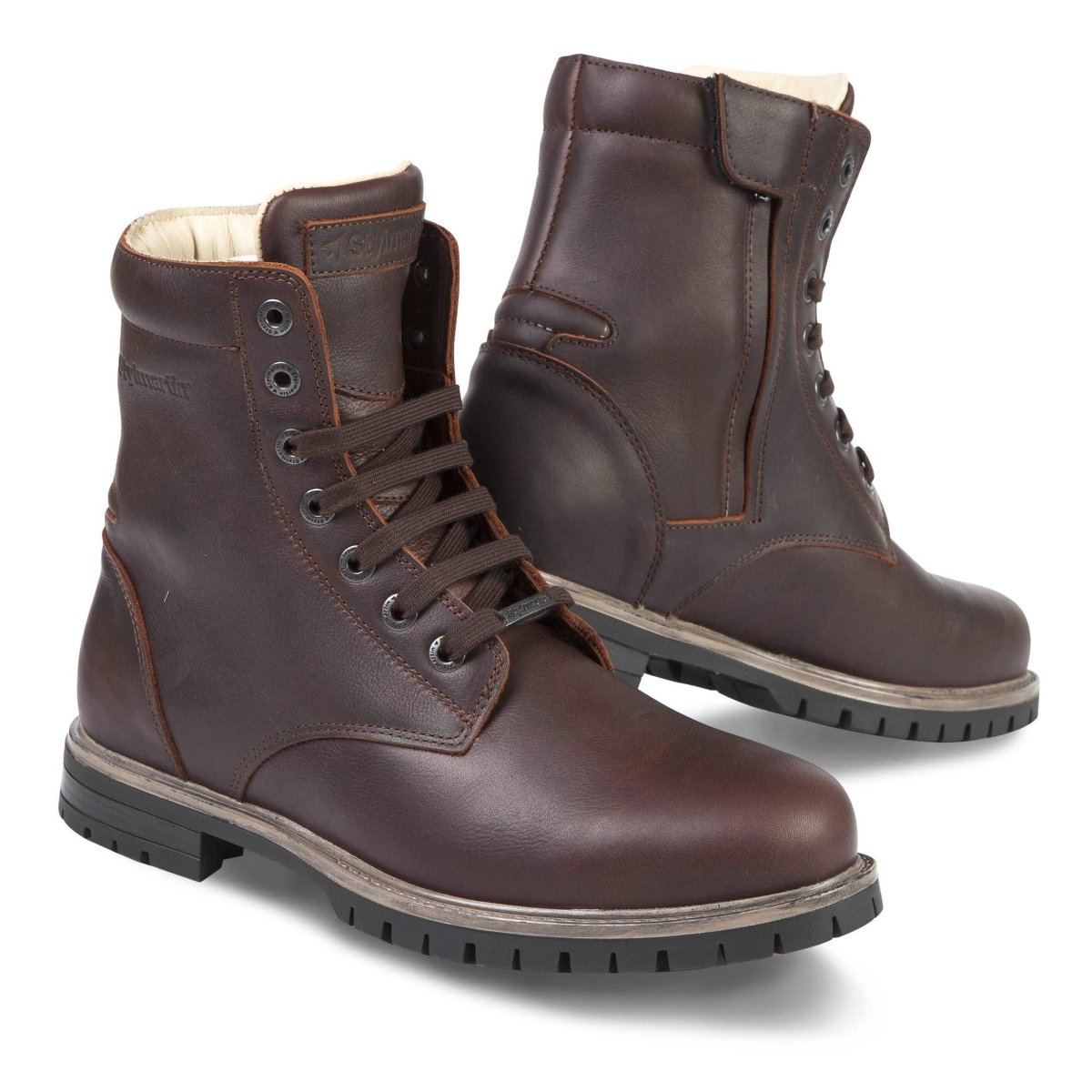 Stylmartin Ace Tan Brown Motorcycle Boots 