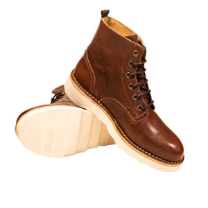 The Brotherhood Boot Company Patrol boot in Copperhead Brown 