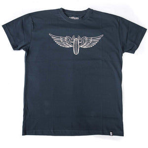 Wheels and Waves Spitfire T-shirt in Blue 