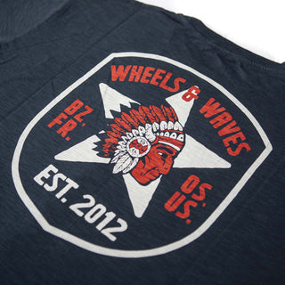 Wheels and Waves Starfire T-shirt in Blue