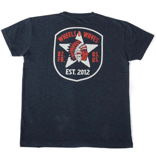 Wheels and Waves Starfire T-shirt in Blue 